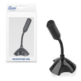 Microfone Usb De Mesa Pc Mac Notebook Jogos Aulas Reunião Lumi