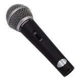 Microfone Wvngr M-58 Dinâmico Cardioide Cor