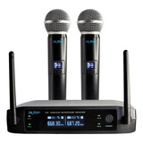 Microfones Sem Fio Leson Ls902 Digital Plus Duplo Cardioide