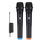 Microfones Sem Fio Profissional Duplo Recarregável Pei-30 M