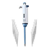 Micropipeta Volume Variável 0,5 A 10ul + 1.000 Ponteiras