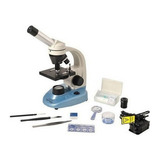 Microscópio Ampliação De 40x A 640x E Kit Laboratório