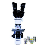 Microscópio Binocular 1600x Ótica Infinita Led