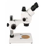 Microscópio Com Zoom Estereoscópio Trinocular 7045t Branco
