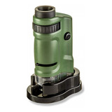Microscópio De Bolso Microbrite Ampliação 20/40x E Luz Led Cor Verde