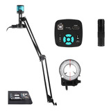 Microscópio Digital Articulado Câmera 48mp 4k Hdmi Usb Sd