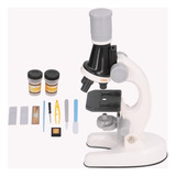 Microscópio Educacional Monocular 100x 400x 1200x