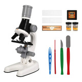 Microscópio Educacional Monocular 100x 400x 1200x