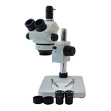 Microscópio Estereoscópico Trinocular Simul Focal