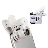 Microscópio Lupa Portatil Câmera Zoom Led 60x Para Celular 
