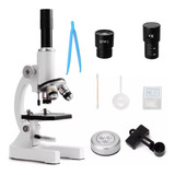 Microscópio Óptico Biológico Até 2400x Com
