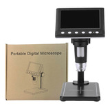 Microscópio Tela 4.3 Digital 1000x Usb Portátil Led Suporte