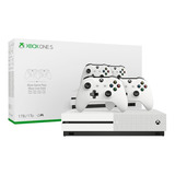 Microsoft Xbox One S 1tb Two-controller Bundle Cor Branco