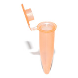 Microtubo 1,0 Int E 1,5 Ext Pacote C/1000 Cada Laranja Neon