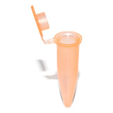 Microtubo 1,0 Int E 1,5 Ext Pacote C/1000 Cada Laranja Neon