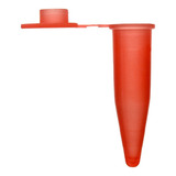 Microtubo 1,0 Int E 1,5 Ext Pacote C/1000 Cada Vermelho
