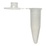 Microtubo Flaco Plus 0,5 Ml Interno 1,0 Ml Externo C/1000 Un