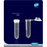 Microtubo Tipo Eppendorf Vol.2,0ml Graduado Pct C/ 1.000 Und