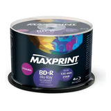 Mídia Blu-ray Printable Maxiprint Com 50