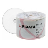 Mídia Dvd-r Ridata 4.7gb Printable Original - Pino Com 50