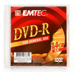 Mídia Mini Dvd-r 4x Emtec 1.4gb Para Filmadora - 40 Unidades
