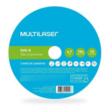 Mídia Multilaser Dvd-r 16x 4,7 Gb