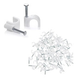 Miguelão Fixa Fio Flat 5mm Rg59 - Prego Aço 1000 Unid Promo
