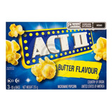 Milho Pipoca Act 2 Microwave Popcorn Butter 255g Manteiga