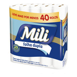 Mili Papel Higiênico Sensitive Care Folha Dupla 40 Rolos