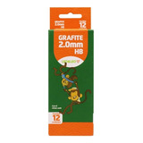 Mina De Grafite 2.0 Mm Hb Para Lapiseira Com 12 Unidades