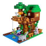 Mine Craft Casa Arvore Bloco De Montagem