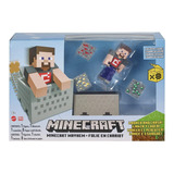 Minecraft Playset Minecart Mayhem Launch And Crash Mattel