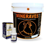 Mineraves 1kg Mineral Ração Crescimento Calgold Ade B12 Aves