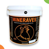 Mineraves C/bacitracina Zinco Misturar Ração Galinha