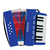 Mini Acordeon 8 Baixos 17 Teclas Turbinho