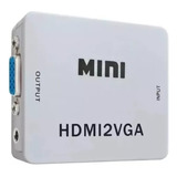 Mini Adaptador Conversor Hdmi P/ Vga