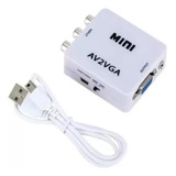Mini Adaptador Rca Av Conversor P/ Hdmi 1080p Av2hdmi Oferta