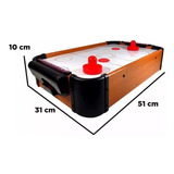 Mini Air Hockey De Mesa Com 2 Rebatedores E 2 Discos