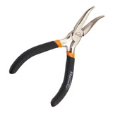 Mini Alicate Bico Meia Cana Curvo 5'' Cabo Emborrachado