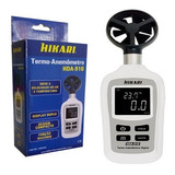 Mini Anemometro E Termometro Digital Velocidade Do Ar Hda910