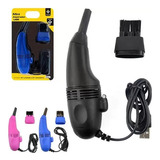 Mini Aspirador De Pó Portátil Via Usb Para Limpar Teclado Pc