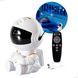 Mini Astronauta Projetor Estrelas Galáxia Luminária Noturna 