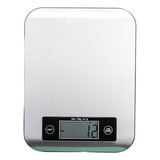 Mini Balança Digital De Cozinha Alta Precisão 0,1g Até 10kg Capacidade Máxima 10 Kg Cor Prateado