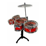 Mini Bateria Infantil Brinquedo Musical C Banquinho Presente