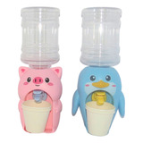 Mini Bebedouro Infantil De Brinquedo Dispensador De Água Cor Azul