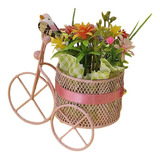 Mini Bicicleta Com Arranjo Floral Artificial