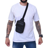 Mini Bolsa Lateral Shoulder Bag Preto Francabags Transversal