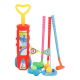 Mini Brinquedo De Plástico Para Crianças Com Vara De Golfe D
