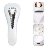 Mini Cabine Led Uv Portátil Secagem Unhas Gel Esmalte 18w Q5 Cor Branco 110v/220v