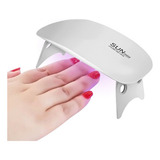 Mini Cabine Led/uv Sun Mini Portátil 6w Unhas Gel Branca Cor Branco 110v/220v